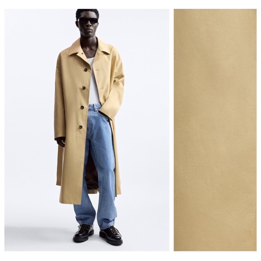 Zara Man edition aw'23 oversized trench coat small